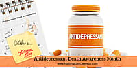 Antidepressant Death Awareness Month - October