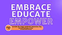 CORNELIA DE LANGE SYNDROME AWARENESS DAY  Second Saturday in May