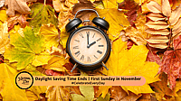 Daylight Savings Time Ends