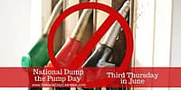 National Dump the Pump Day Third Thursday in June