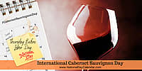 International Cabernet Sauvignon Day - Thursday Before Labor Day