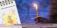 International Chernobyl Remembrance Day - April 26