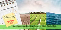 International Day for Disaster Risk Reduction - October 13