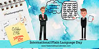 International Plain Language Day - October 13