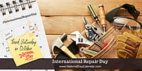 International Repair Day - Third Saturday in October