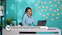 NATIONAL ADMINISTRATIVE PROFESSIONALS DAY  Wednesday of Last Full Week in April
