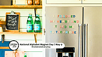 NATIONAL ALPHABET MAGNET DAY  May 9