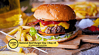 NATIONAL BEEF BURGER DAY  May 28