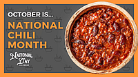 October is National Chili Month