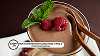 NATIONAL CHOCOLATE CUSTARD DAY  May 3