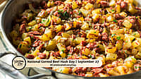 NATIONAL CORNED BEEF HASH DAY  September 27