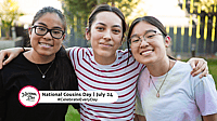 NATIONAL COUSINS DAY  July 24