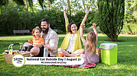 NATIONAL EAT OUTSIDE DAY  August 31