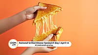 NATIONAL GRILLED CHEESE SANDWICH DAY  April 12