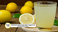 NATIONAL LEMON JUICE DAY  August 29