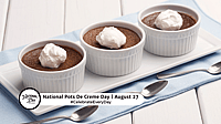 NATIONAL POTS DE CREME DAY  August 27