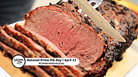 NATIONAL PRIME RIB DAY  April 27
