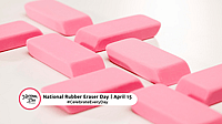 NATIONAL RUBBER ERASER DAY   April 15