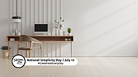 NATIONAL SIMPLICITY DAY  July 12