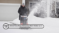 National Snow Blower Maintenance Week