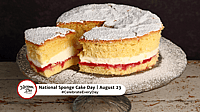 NATIONAL SPONGE CAKE DAY  August 23
