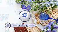 Passover Begins | Changes Annually