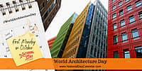 World Architecture Day - First Monday in October