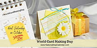 World Card Making Day - First Saturday in October