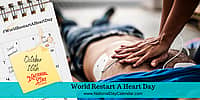 World Restart A Heart Day - October 16