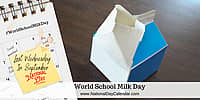 World School Milk Day - Last Wednesday in September