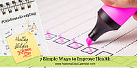 7 Simple Ways to Improve Health