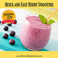 Quick and Easy Berry Smoothie