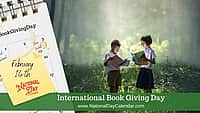 International Book Giving Day - February 14