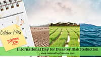 International Day for Disaster Risk Reduction - October 13