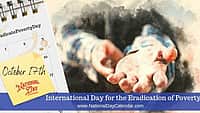 International Day for the Eradication of Poverty - October 17