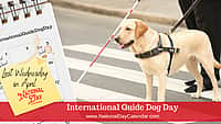 International Guide Dog Day - Last Wednesday in April