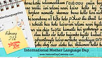 International Mother Language Day - February 21