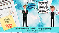 International Plain Language Day - October 13