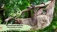 International Sloth Day | Third Saturday in October