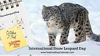 International Snow Leopard Day - October 23