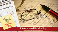 International Sudoku Day - September 9