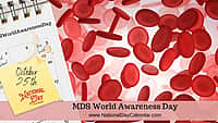 MDS World Awareness Day - October 25