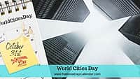 World Cities Day - October 31