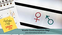 World Contraception Day - September 26