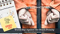 World Day Against the Death Penalty - October 10