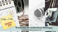 World Day for Audiovisual Heritage - October 27th