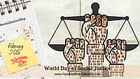 World Day of Social Justice - February 20
