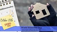 World Homeless Day - October 10th