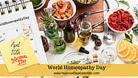 World Homeopathy Day - April 10