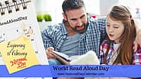 World Read Aloud Day - Beginning of February